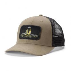 Casquette Orvis Brown Trout Rise Trucker - Olive