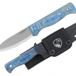 Couteau Condor Aqualore Blue Micarta Handle 14C28N Blade Kydex Sheath Salvador CTK395843SK
