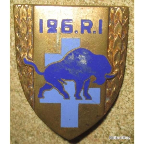 126 Rgiment d'Infanterie, mail, bison bleu