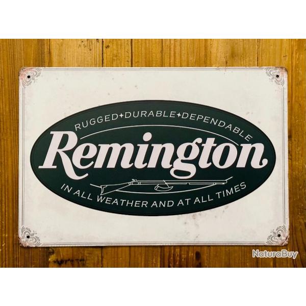 Plaque mtal dcorative Remington