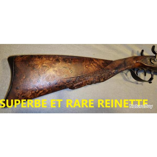 "SUPERBE RENETTE  PARIS"  TRS RARE    chemine cal peut tre 24  canons DAMAS ext parfait int ?