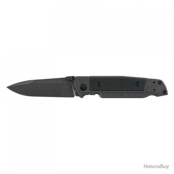Couteau pliant Walther Q5 Steel frame folder blackwash plain