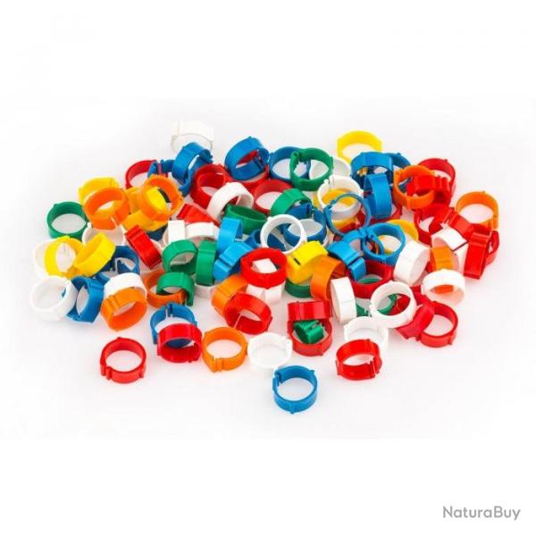 Bagues de reprage Europarm clips par 100 8 mm - 16 mm