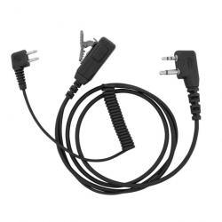 Câble de liaison Talkie G9 Europarm  avec micro intégré pour Peltor
