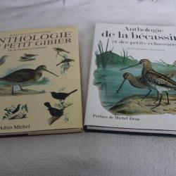 Lot 2 livres anthologie de la bécassine et du petit gibier