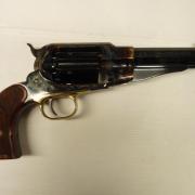 Revolver poudre noire Pietta inox 1858 new army canon 8 pouces calibre 44  boulets balles de 454 - Revolvers à poudre noire (9658001)