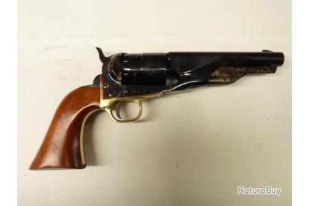 Révolver poudre noire Pietta 1860 Colt Army Sheriff acier ca