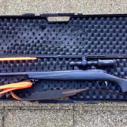 Carabine Browning X-Bolt SF Varmint Composite 308w + frein bouche +  Bushnell Prime 1-4x24 ret lum