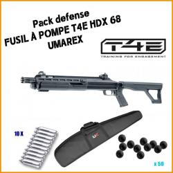 Pack DEFENSE Fusil à pompe T4E HDX 68 d'Umarex + fourreau 