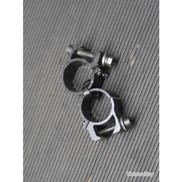 Paire de colliers alu 25,4 mm pour bricoleur REF 119