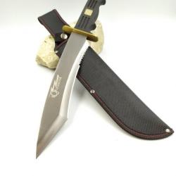 Poignard De chasse SURVIE 37.5 CM Type Rambo  Etui Ceinture