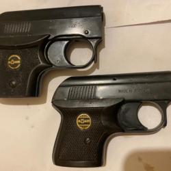 deux pistolets à blanc ROHM RG 3s et ROHM RG 3 calibre 6 mm