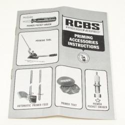 Documentation  mode d'emploi rechargement accessoires RCBS