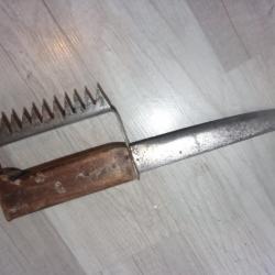 couteau artisanal de tranchée