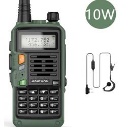 BAOFENG UV-S9 PLUS10W Vert double bande TALKIES-WALKIES VHF UHF longue portée Radio bidirectionnelle