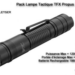 Lampe Tactique TFX Ledlenser PROPUS 1200 rechargeable