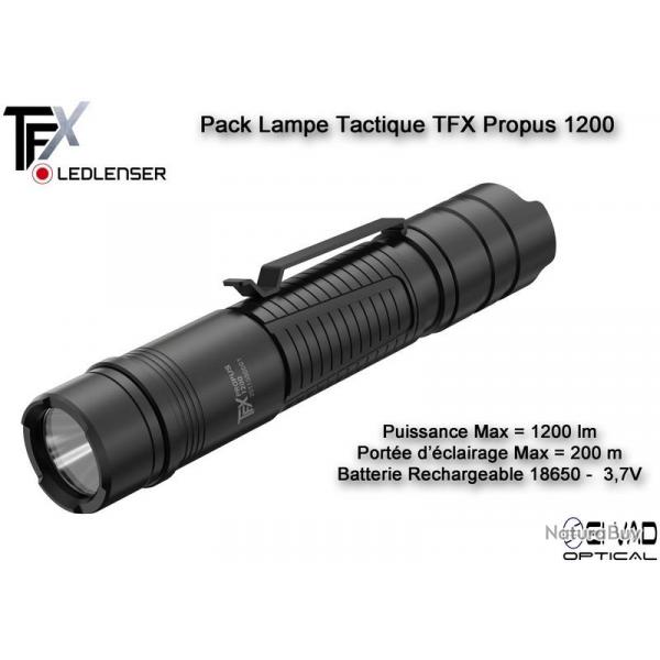 Lampe Tactique TFX Ledlenser PROPUS 1200 rechargeable