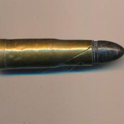 UNE BELLE 11mm REMINGTON EGYPTIENNE  guerre de 1870 , en feuillard de laiton  (USA) (10174)