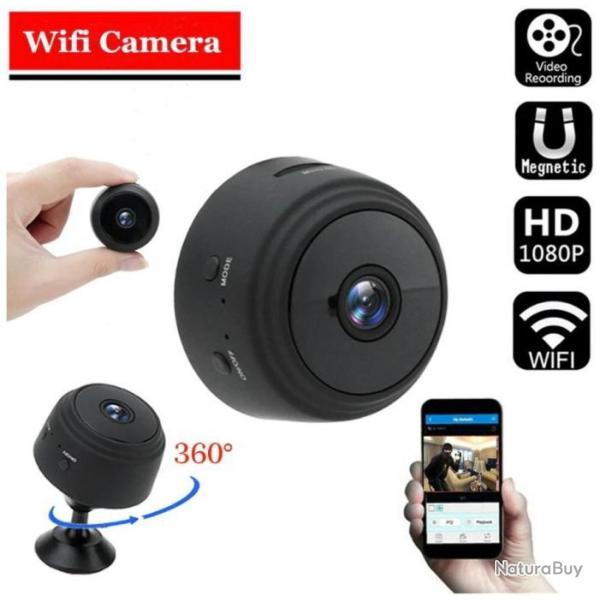 Mini camra de Surveillance A9 WiFi P HD, enregistreur vocal sans fil, couleur.......