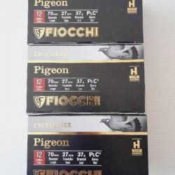 LOT DE 30 CARTOUCHES FIOCCHI PIGEON CAL12 N°5