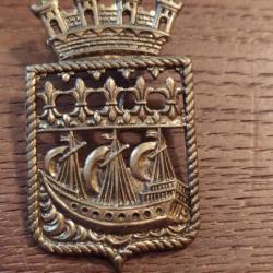 1900, INSIGNE DE KEPI DE POLICE, PARIS 1900