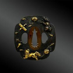Tsuba, GARDE de KATANA - Japon - Fin de la période Edo (1603-1868)
