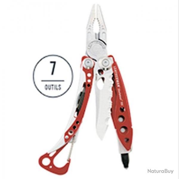 LEATHERMAN Pince multifonction 7 Fonctions SKELETOOL RX Rouge