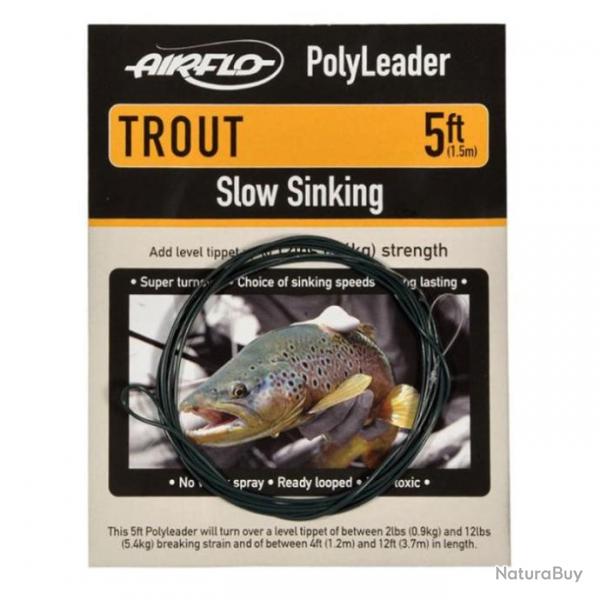 Bas de ligne polymre Airflo Trout - Fast Sink / 1.50 m