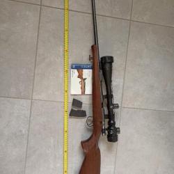 CZ 452 Luxe Gaucher .22lr / Lunette Tasco 6-24*42 Mildot lumineux