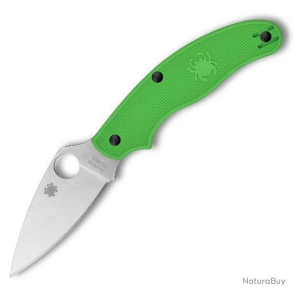 Couteau de poche Spyderco UK Penknife salt vert