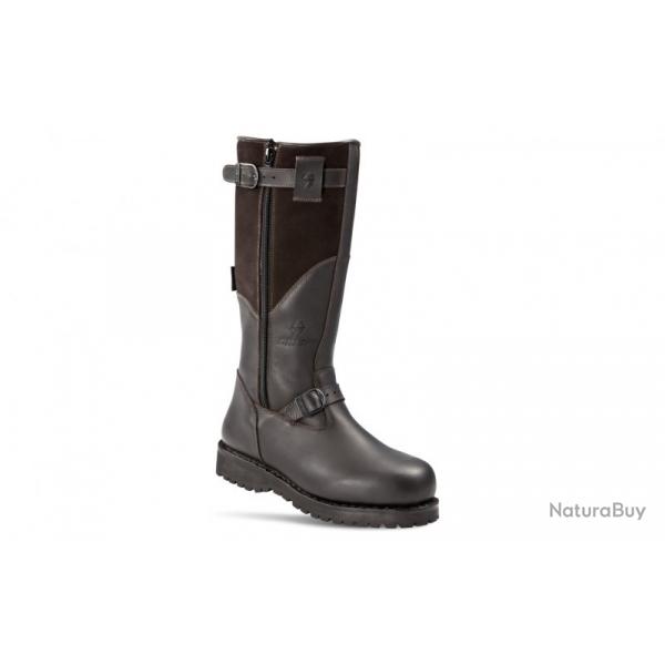 Bottes chaude cuir CRISPI finland zip gtx