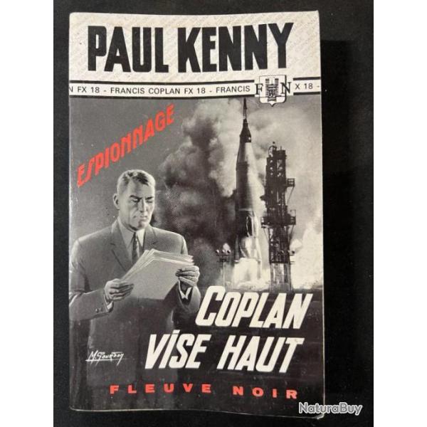 Roman d'espionnage Coplan Vise Haut de Paul Kenny