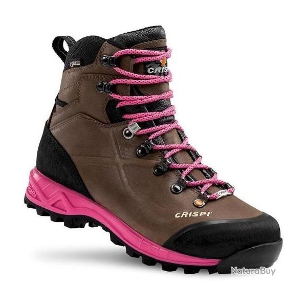 Chaussures femme CRISPI valdres lady marron rose