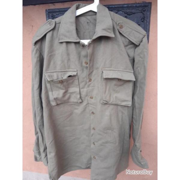 CHEMISE HIVER BEIGE ARMEE FRANAISE