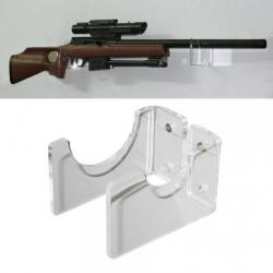 Porte-fusil en acrylique (Transparent) - Votre arme semble être suspendue sans support !