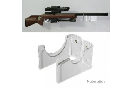 Porte-fusil en acrylique (Transparent) - Votre arme semble être suspendue  sans support ! - Rateliers et porte-fusils (9950538)