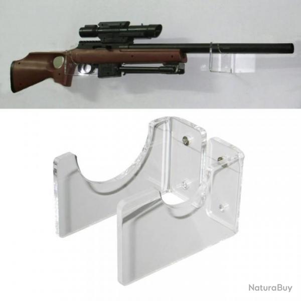 Porte-fusil en acrylique (Transparent) - Votre arme semble tre suspendue sans support !