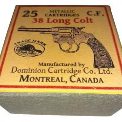 38 Long Colt: Reproduction boite cartouches (vide) DOMINION 9951365