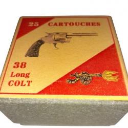 38 Long Colt: Reproduction boite cartouches (vide) GU 9951389