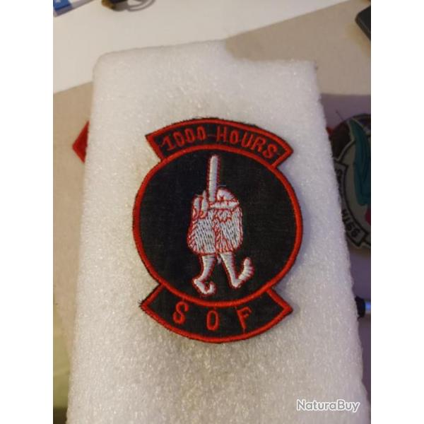 Patch arme us 1000 HOURS SPECIAL OPERATION FORCE ORIGINAL