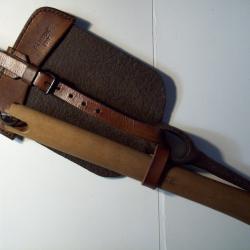 militaria ww1 cuir et pique pioche seurre modèle 1909 francais  14/18 poilu tranchée