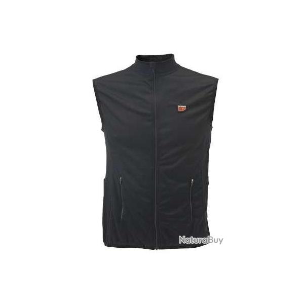 Gilet chauffant Rgular sans manche, 30Seven XXXL Noir