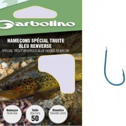 HAMECONS MONTES GARBOLINO SPECIAL TRUITE BLEU RENVERSE PAR 10 Taille 12 0.16mm