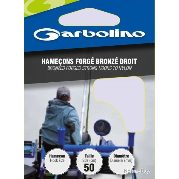 HAMECONS MONTES GARBOLINO FORGE BRONZE DROIT PAR 10 Taille 6 0.20mm