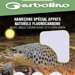 HAMECONS MONTES GARBOLINO SPECIAL APPATS NATURELS FLUOROCARBONE PAR 10 Taille 14 0.12mm