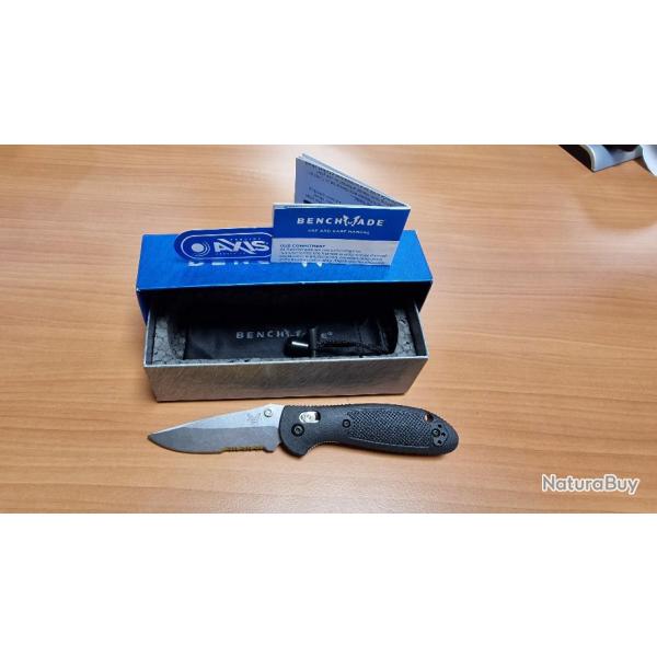 Couteau BENCHMADE 556 Mini Griptilian Semi Serated OCCASION