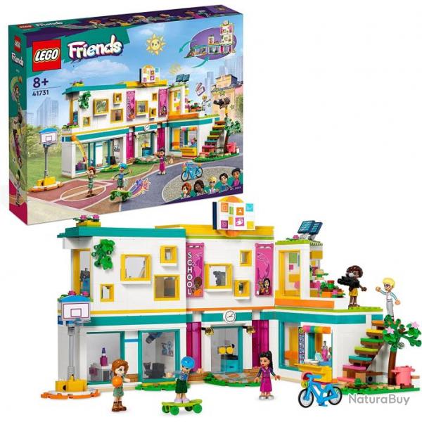 LEGO Friends 41731 L'cole Internationale de Heartlake City Jouet Construction 5 Mini-Poupes