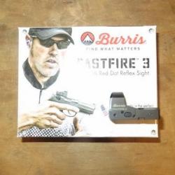 Point rouge BURRIS Fastfire III 3 moa avec montage picatinny