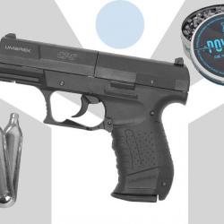 Pack Pistolet CPS CO2 4.5mm + CO2 + Plombs Umarex