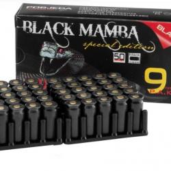 CARTOUCHES A BLANC PUISSANTES BLACK MAMBA CAL. 9MM PAK